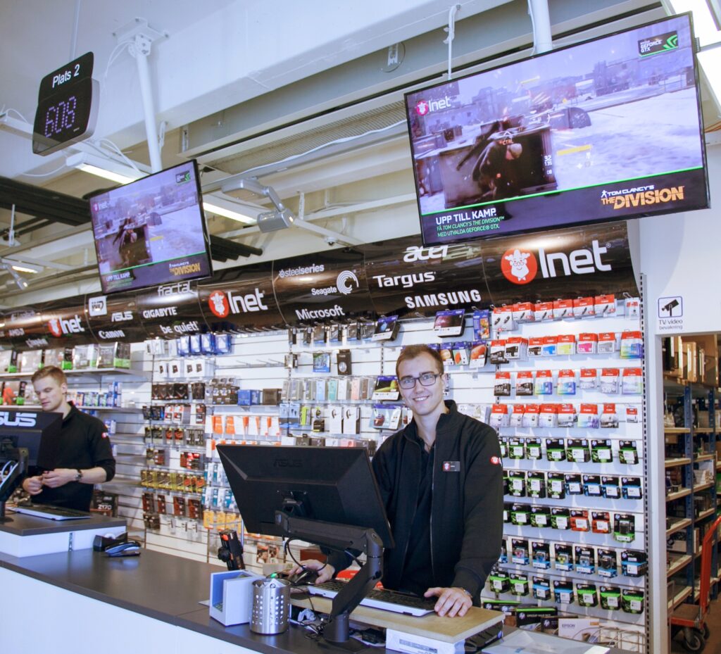 I december 2015 lanserade Inet Digital Signage i butikerna, där bildskärmar presenterar erbjudanden, kampanjer och lokala evenemang.