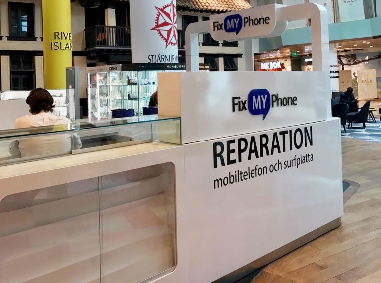 Fix My Phone öppnar nu sin nionde Stockholmsbutik i Gallerian mitt i centrala Stockholm, som varje dag lockar cirka 50 000 besökare.