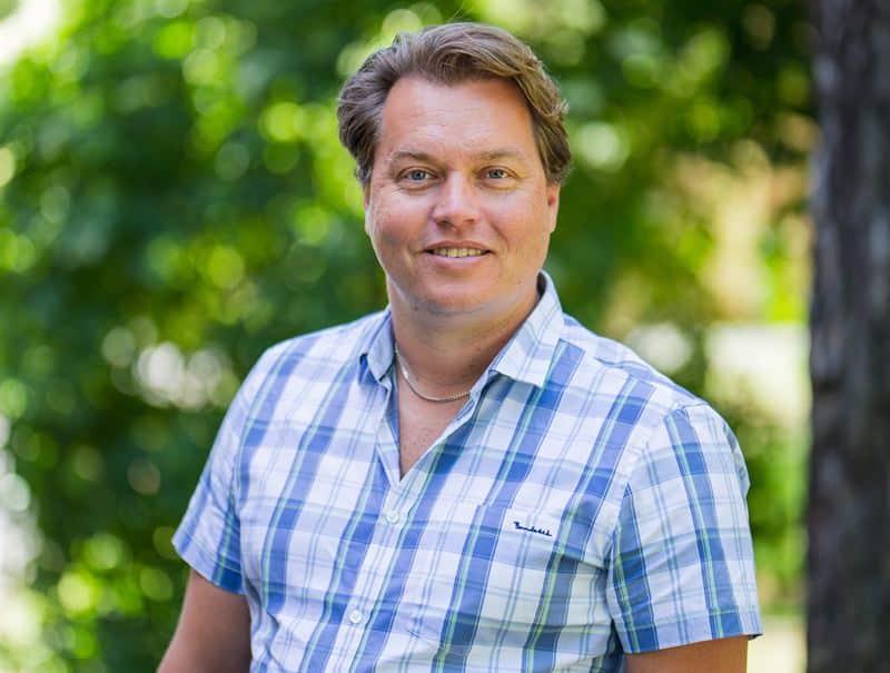 Mikael Söderman, sverigechef för Nordic Green energy som klättrar på listan över Sveriges största elbolag.