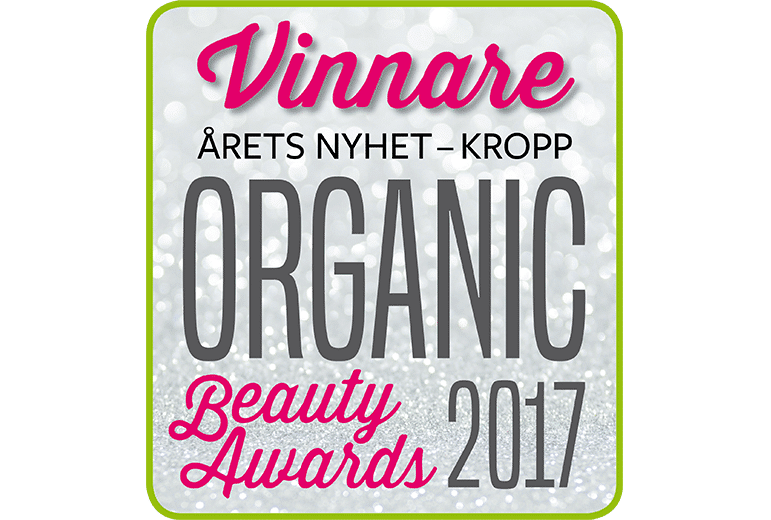 M Picauts kroppsolja Goodness Glow All Over Dry Oil utsågs till Årets Nyhet – Kropp på Organic Beauty Awards 2017 i Stockholm.