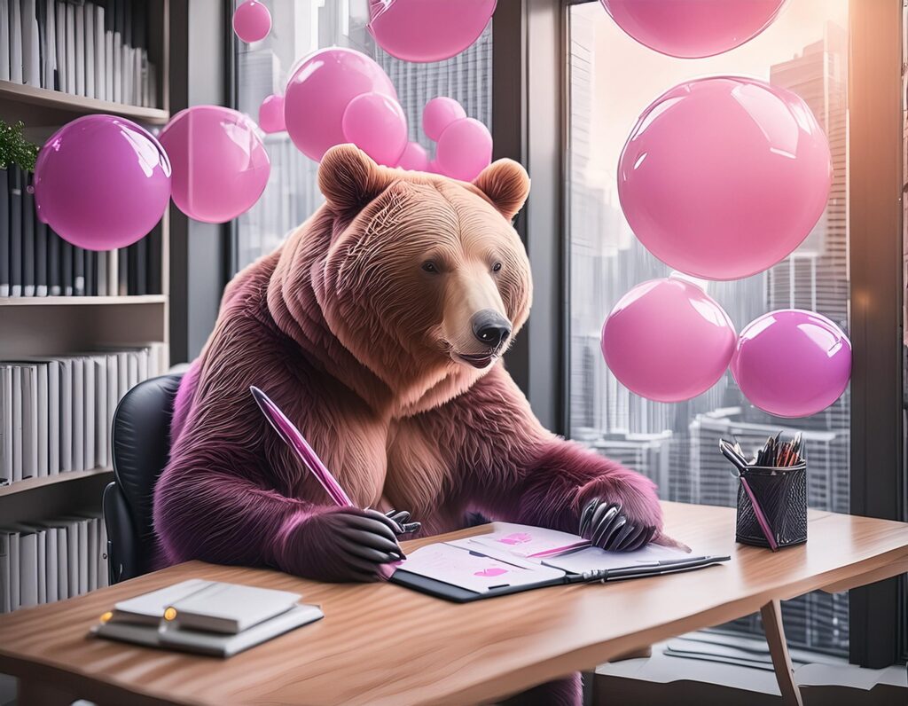 Bild på björn som Skapa nyheter med hjälp av AI på en timme